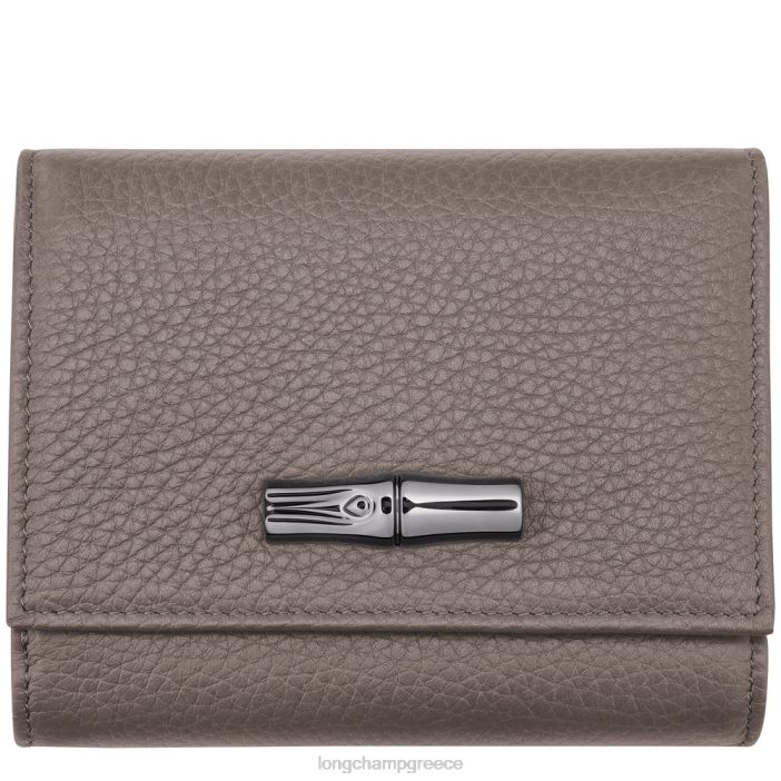 longchamp ελλαδα Απαραίτητο πορτοφόλι roseau γυναίκες 2B64573